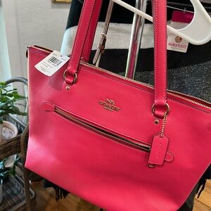 Coach Tote Purse Pink NWT